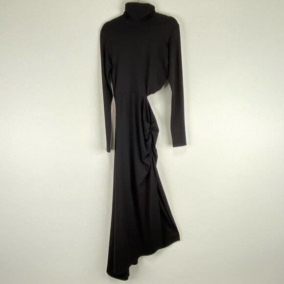 NWT A.L.C Katherine Velvet Midi Dress Size L - Picture 5 of 15